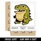 Silly Cartoon Dinosaur Waterproof Vinyl Phone Tablet Laptop Water Bottle Sticker Set - 5 Pack